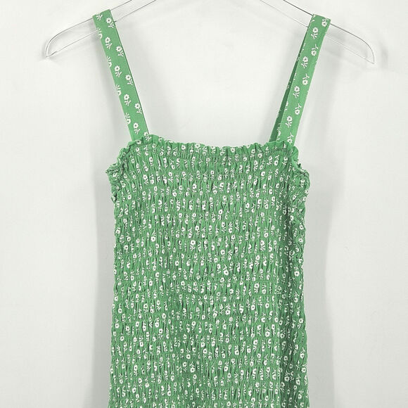 Hatch‎ The Evie Dress Maternity Stretch Green Ditsy Batik Summer Floral Size M - Picture 5 of 12